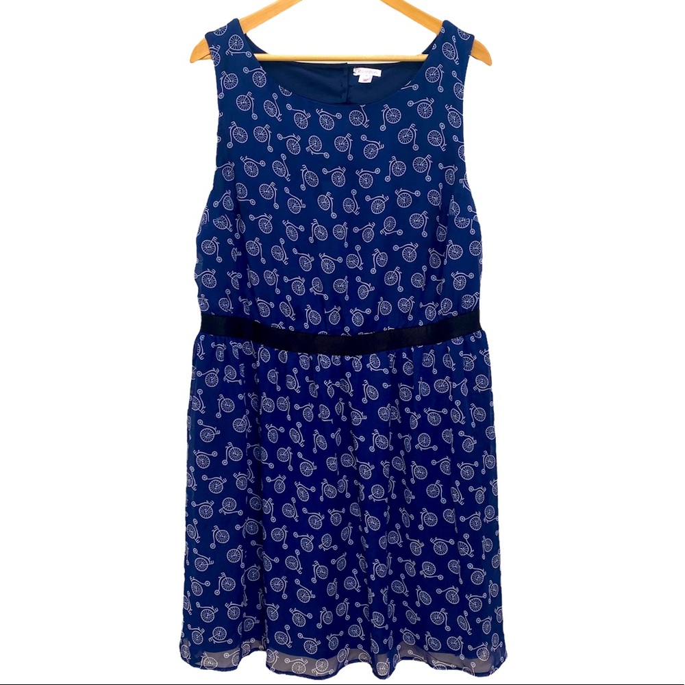 Xhilaration Bicycle Print Dress